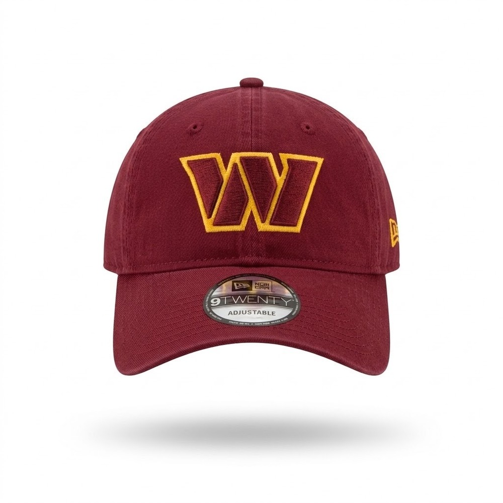 New Era Washington Commanders Hat Mens OSFM Burgundy NEW 9TWENTY Adjustable Cap
